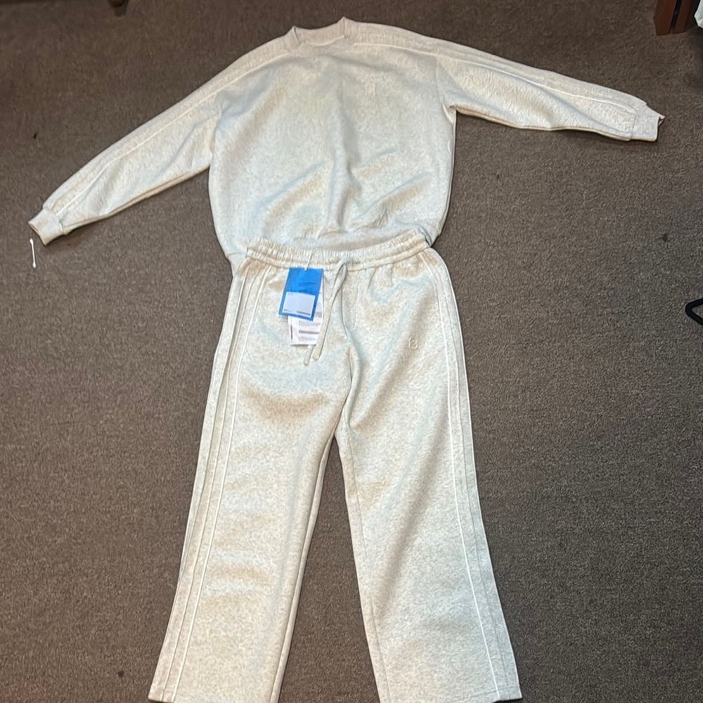 Cream Loungewear Set